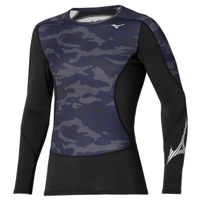 Manga Larga Mizuno Virtual Body G3 Crew Hombre - Negros - Chile M893OUNWEJ